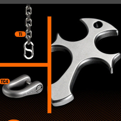 Titanium Alloy  Cross Pendant EDC Tool