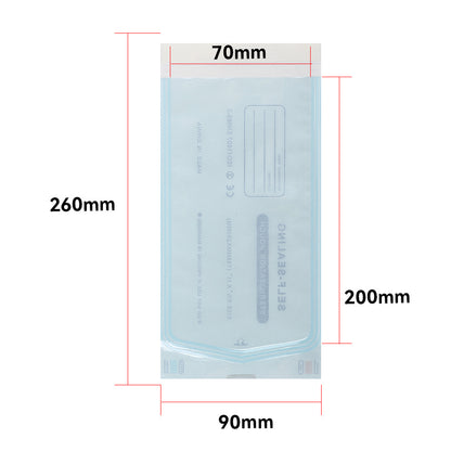 Self-Sealing Sterilization Pouches – Disposable Medical-Grade Bags for Tattoo, PMU, Dental, Nail Tools
