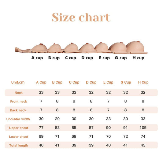 Silicone Breastplate & Anatomical Shaping Pants Set