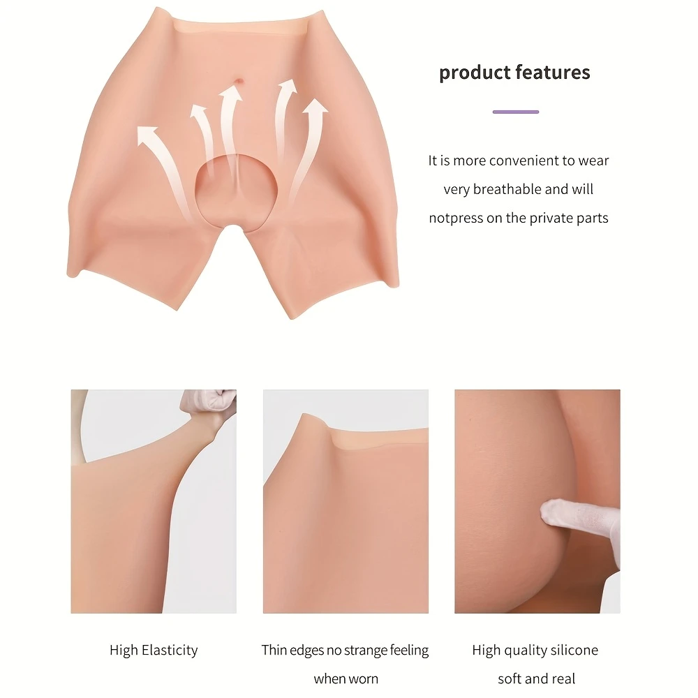 Plump-Hip Silicone Shaping Panty — M–2XL