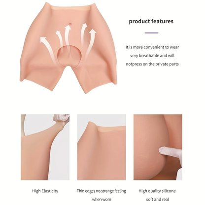 Plump-Hip Silicone Shaping Panty — M–2XL
