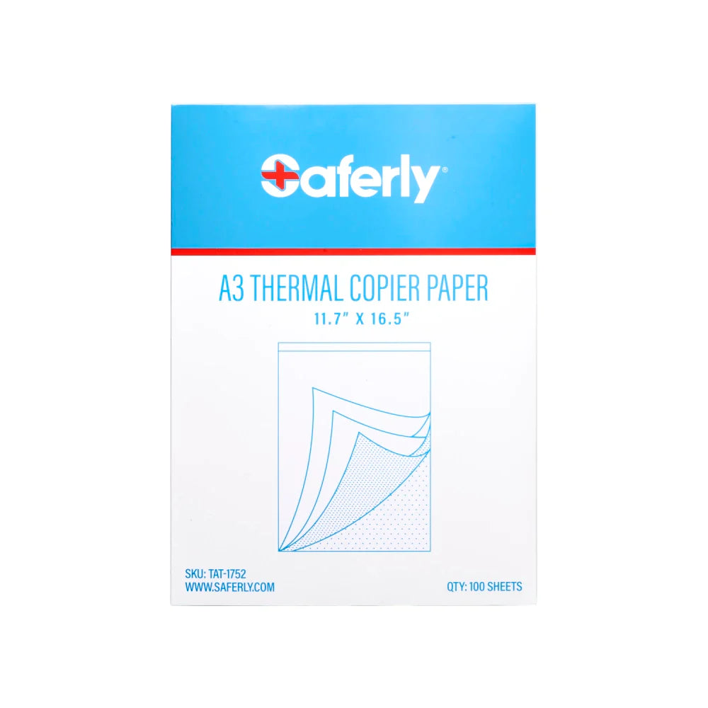 Saferly A3 Thermal Copier Paper — 11.7” x 16.5” — 100 Sheets ...