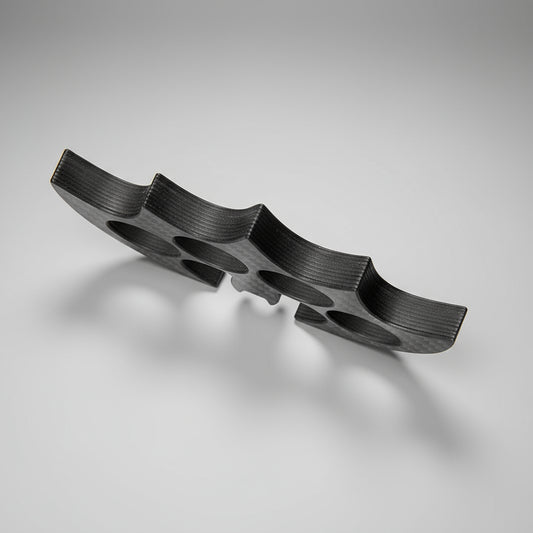 Batman Design Carbon Fiber Brass Knuckles - Lightweight, Durable & Security-Friendly