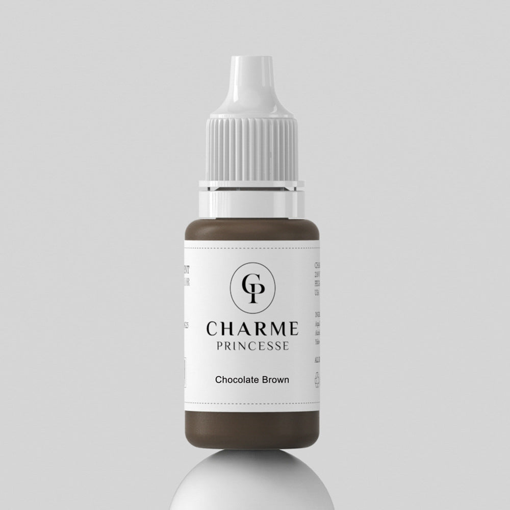 Glamour Princess Permanent Makeup Pigments 15ml – Color Ink for Eyebrow, Eyeliner & PMU