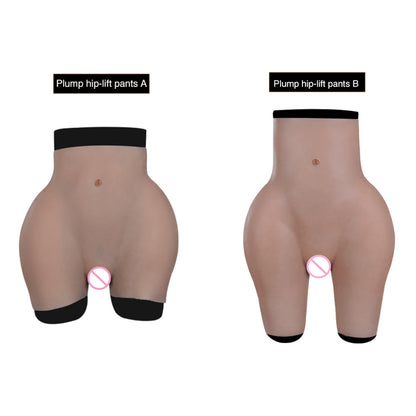 Veined Oil-Free Silicone Hip Enhancer Pants