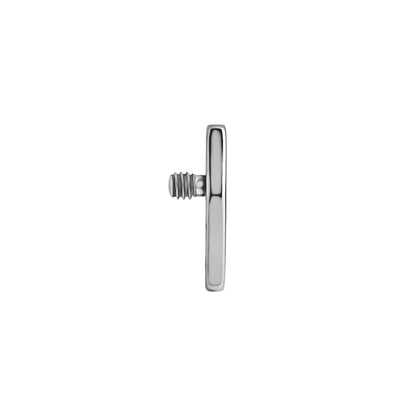 Tilum 18g-12g Internally Threaded Titanium Coffin Top - Price Per 1