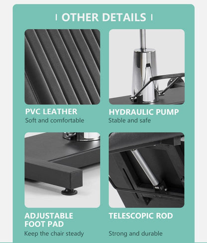 【USA】New Spacious Adjustable Reclining Tattoo Client Bed TA-TC-12