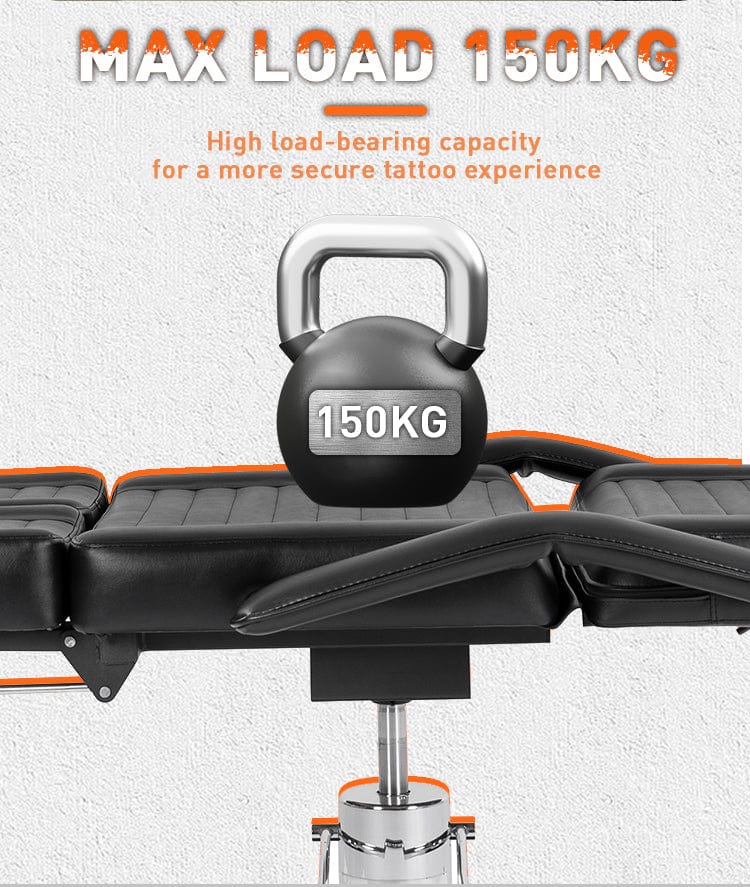 【México】 Silla para clientes de tatuajes, estilo simple, hidráulica TA-TC-22C