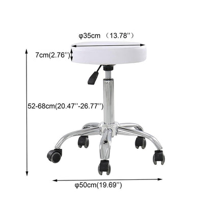 【USA】Beauty Salon Chair Stool Spa Chair Tattoo Chair Stool White