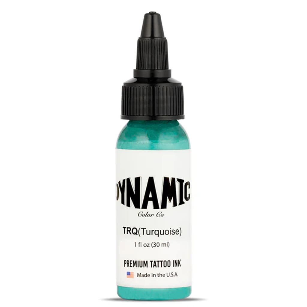 Dynamic Turquoise Tattoo Ink
