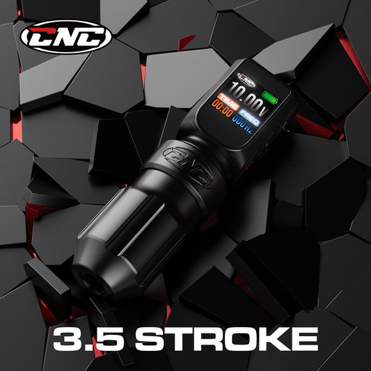Dual Battery Wireless Tattoo Machine – 4.0mm Stroke Hollow Cup Motor Pen