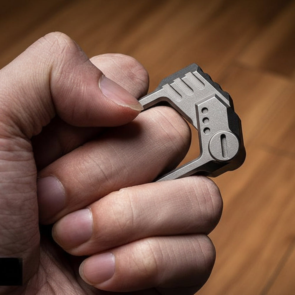 C70 TC4 Titanium EDC Tool | Wasteland Style CNC Everyday Carry