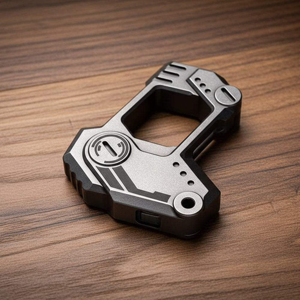 C70 TC4 Titanium EDC Tool | Wasteland Style CNC Everyday Carry