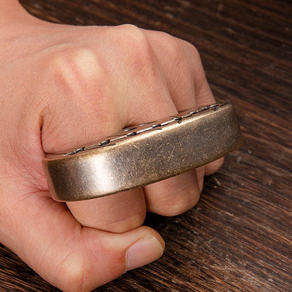 Big Pumpkin Antique Finish EDC Brass Knuckles