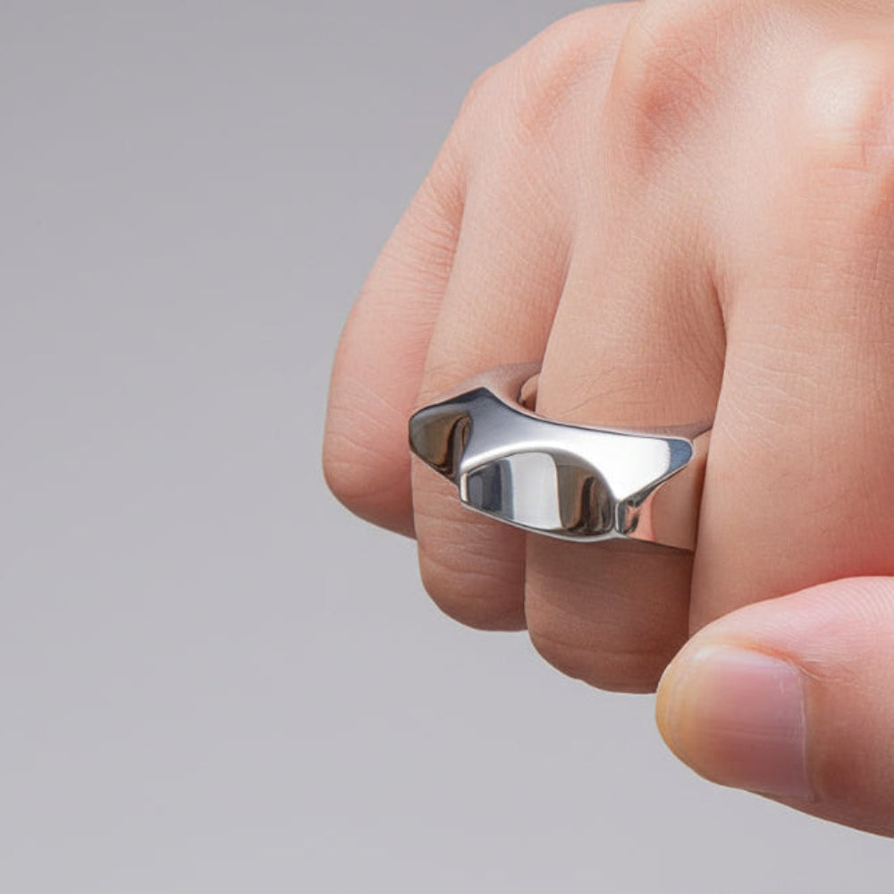 304 Stainless Steel EDC Knuckle Single Finger-for-women