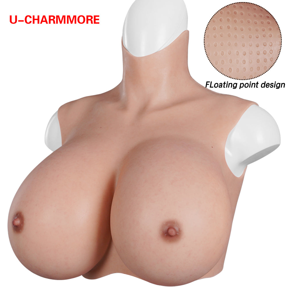 Veined Extra-Large Silicone Breastplate — S & Z Cup