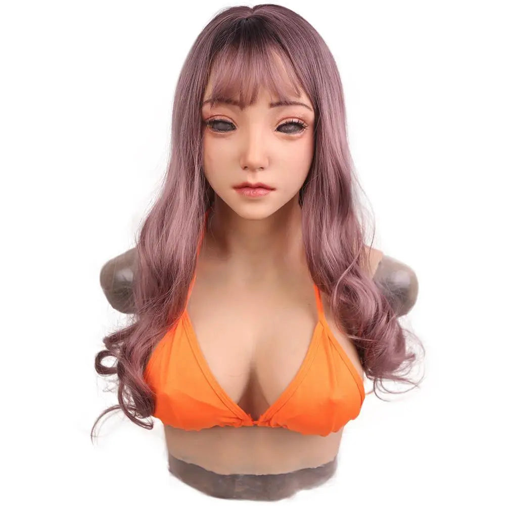 Integrated Silicone Face & Breast Character Form