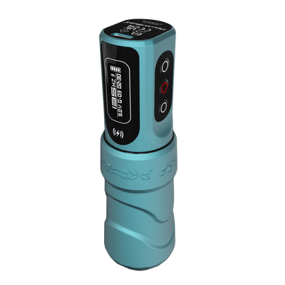 FK Irons Flux Max Tattoo Machine with 2 PowerBolt 2.0 — Special Edition Kawaii Series — 4.0mm Stroke
