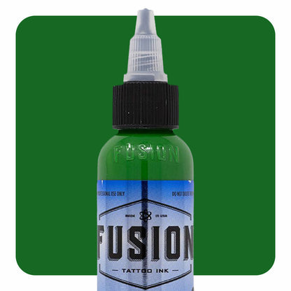 Gradient Green with Yellow 4-Pack — Fusion Tattoo Ink — 1oz