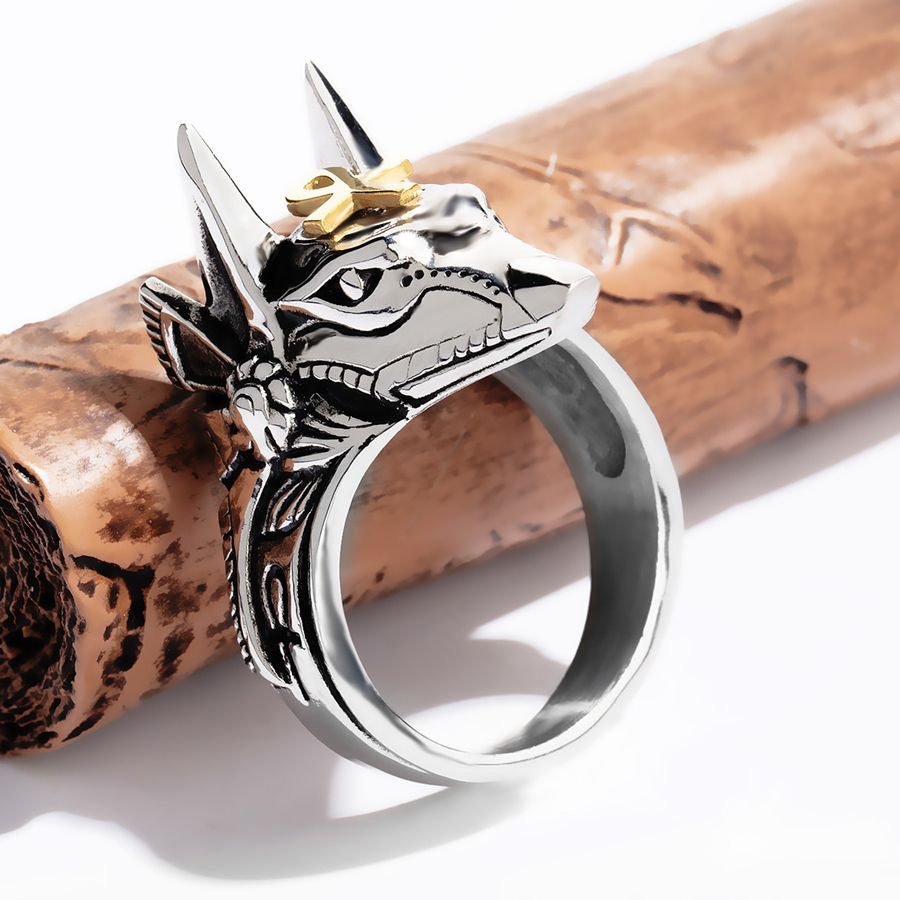 Anubis Full Stainless Steel Self Defense Ring