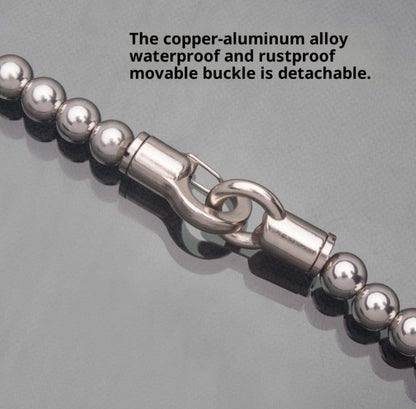 Titanium Steel Bead Self-Defense Bracelet