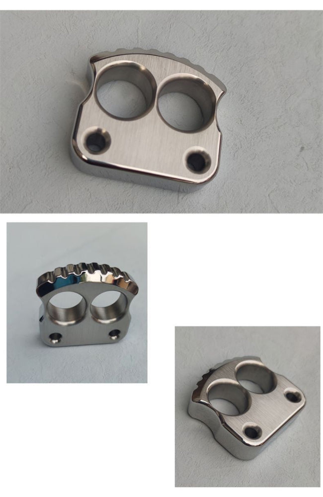 304 Stainless Steel Double Finger Self-Defense Knuckle | EDC Knuckles