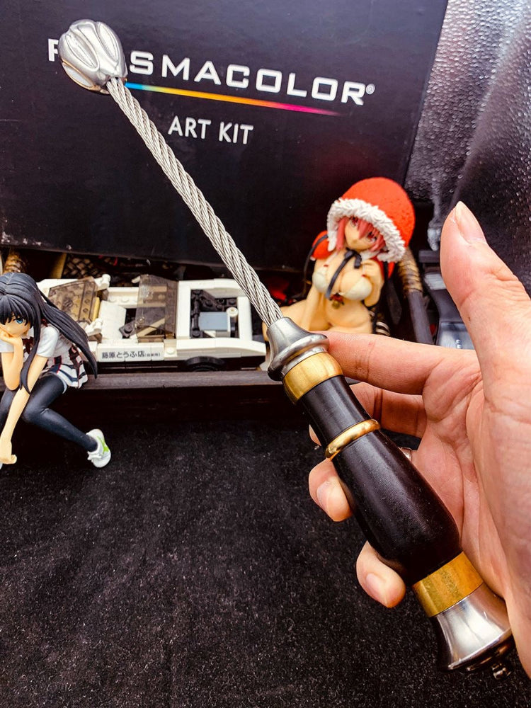 Tactical Self-Defense Whip - Hammer Head, Steel Cable