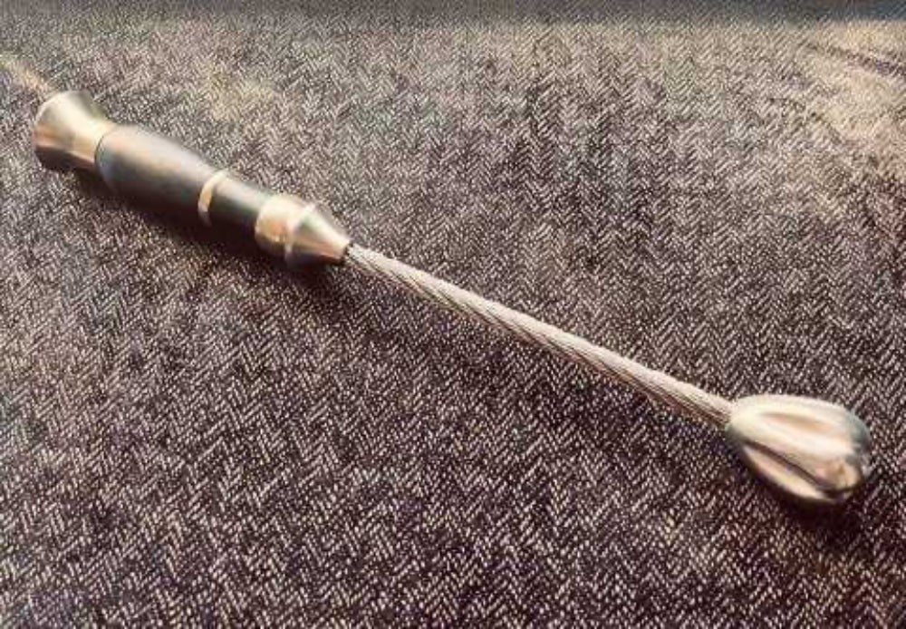 Tactical Self-Defense Whip - Hammer Head, Steel Cable