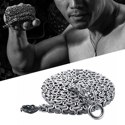 Dragon Head Stainless Steel Self-Defense Bracelet