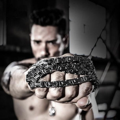 Dragon Head Stainless Steel Self-Defense Bracelet