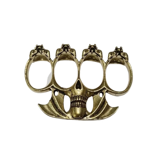Outdoor EDC Skull Four-Finger Ring | Bold & Durable Design