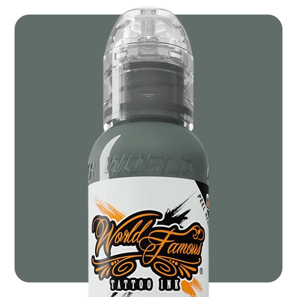 J. Ackerman Green River Grey — World Famous Tattoo Ink — Pick Size