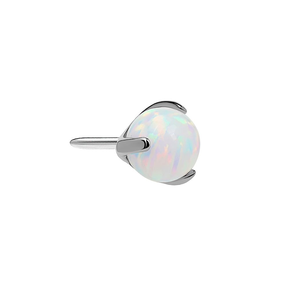 Tilum Titanium Threadless Pronged Opal Ball — Price Per 1