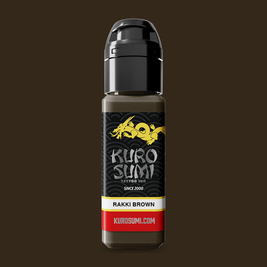 Rakki Brown — Kuro Sumi Tattoo Ink — Pick Size