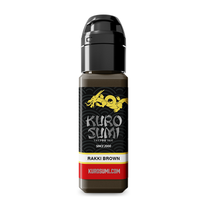 Rakki Brown — Kuro Sumi Tattoo Ink — Pick Size