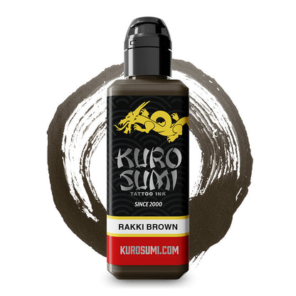 Rakki Brown — Kuro Sumi Tattoo Ink — Pick Size