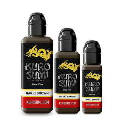 Rakki Brown — Kuro Sumi Tattoo Ink — Pick Size