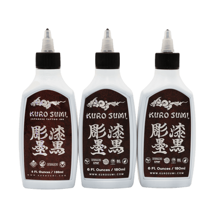 Lining & Shading Set  — Kuro Sumi Tattoo Ink — Pick Size
