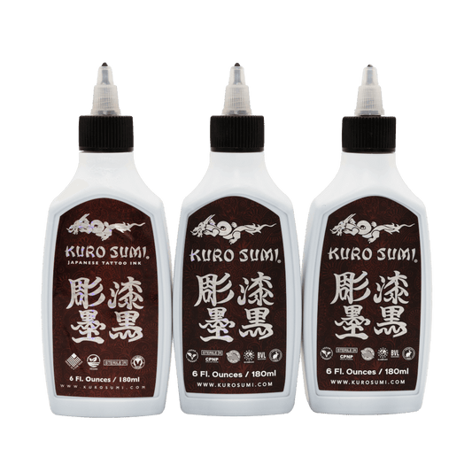 Lining & Shading Set  — Kuro Sumi Tattoo Ink — Pick Size
