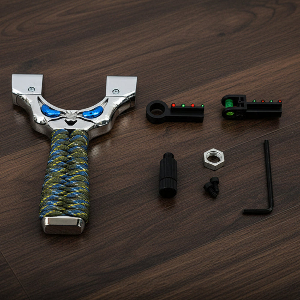✨Resin Monster Slingshot Outdoor Shooting Slingshot with Rubber Band
