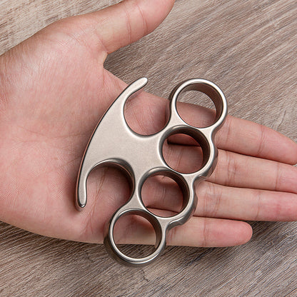 Old 1864 Lincoln Style Titanium Brass Knuckle