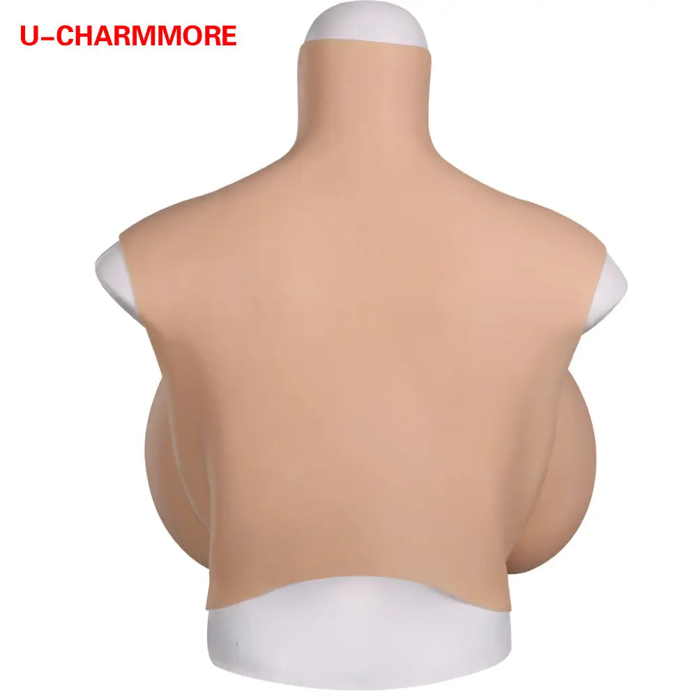 Extra-Large Silicone Breastplate — S & Z Cup, Lightweight Fill