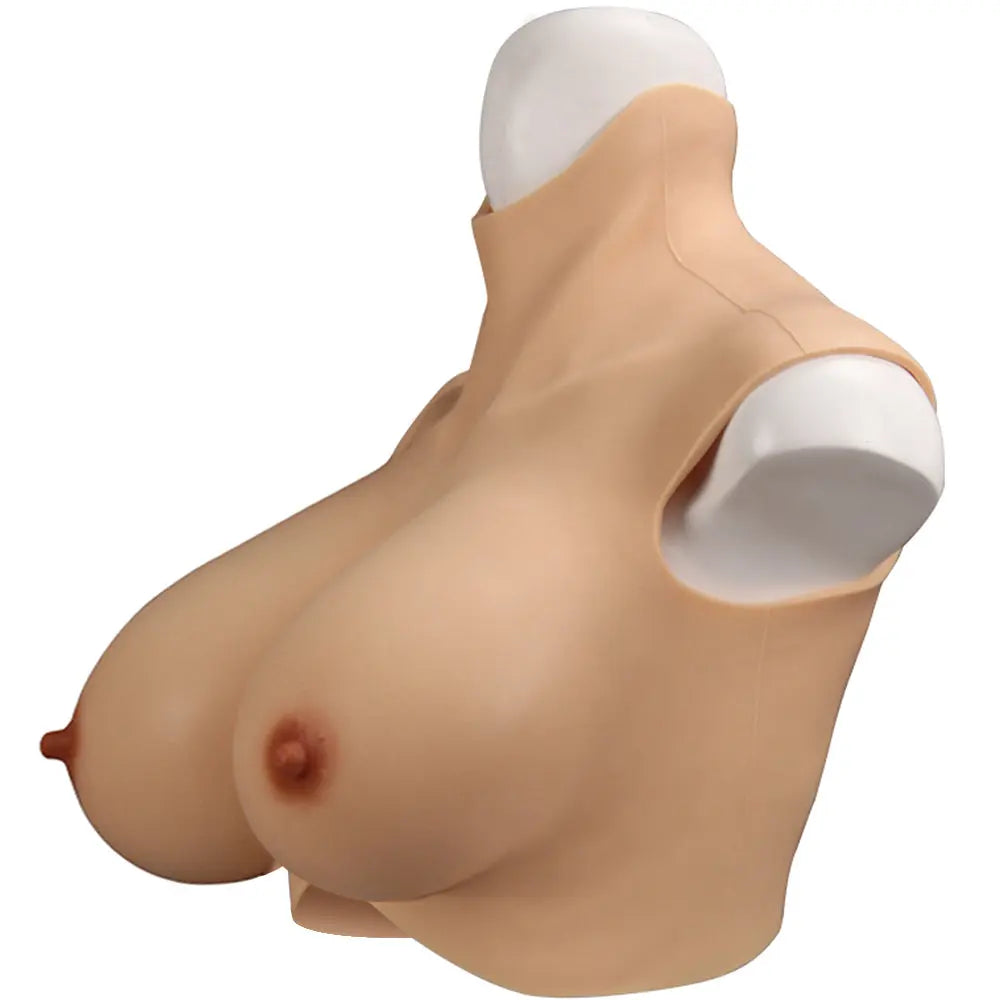 Wide-Shoulder Silicone Breastplate — C–E Cup