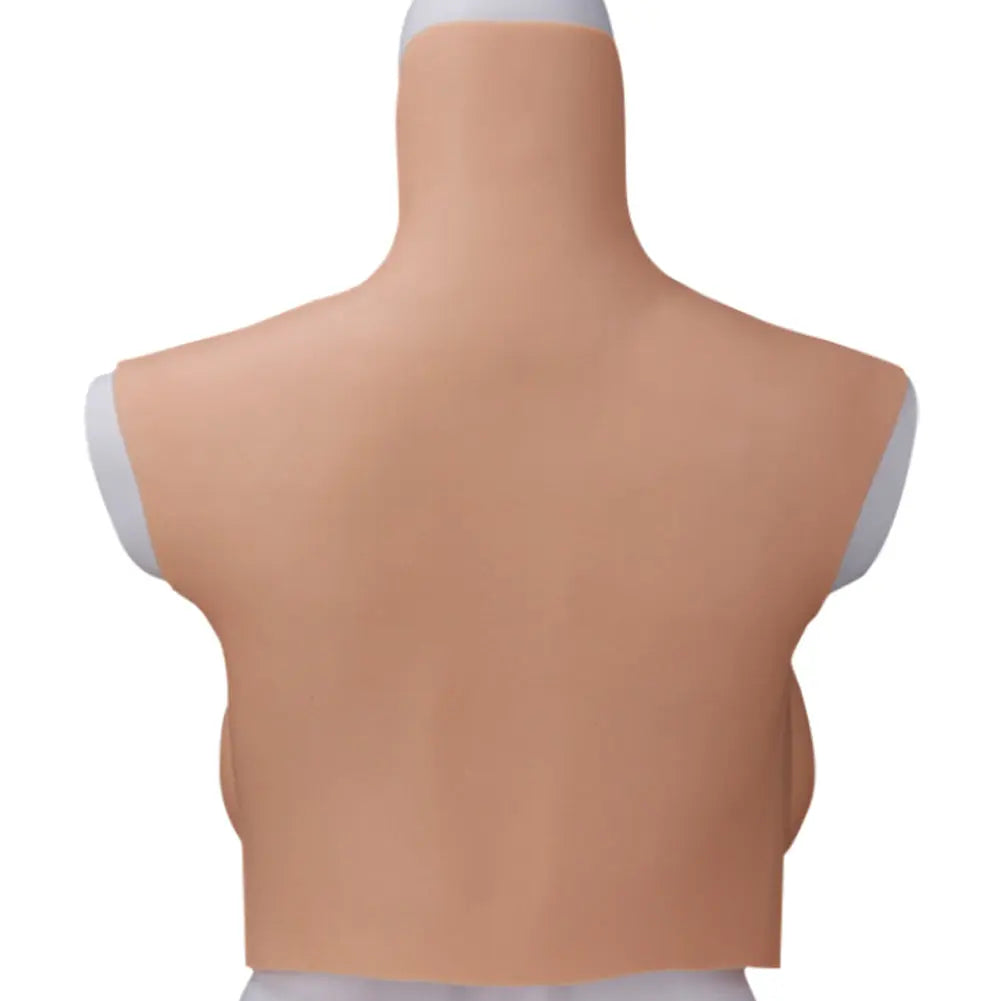 Oil-Free Drop-Shape Silicone Breastplate — B–H Cup