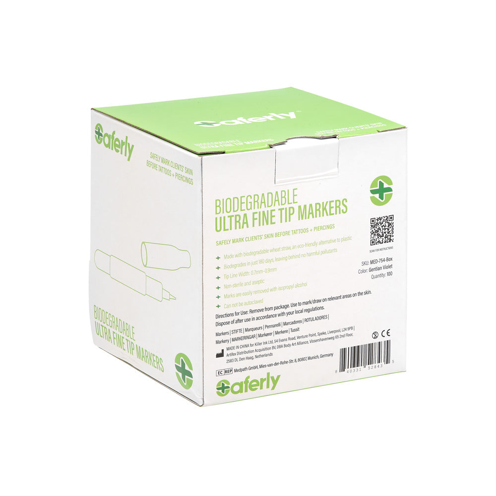 Saferly Biodegradable Mini Markers