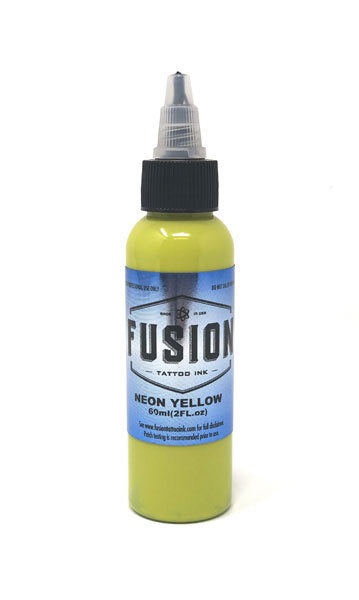 Neon Yellow — Fusion Tattoo Ink — Pick Size
