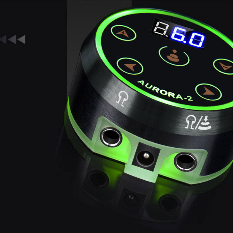 Aurora II LCD Touch Tattoo Power Supply – 3.4A High Output with 1-Year Warranty