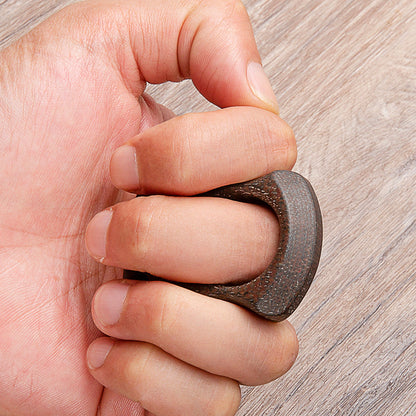 Coarse-Textured Micarta Polymer Brass Knuckles