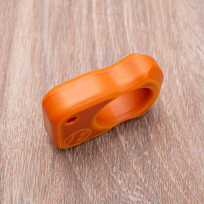 Lightweight Bakelite collectible displayed as a pocket accessory and desk decoration.