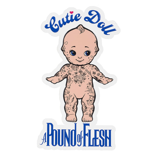 FREE GIFT - A Pound of Flesh Cutie Doll Tin Tacker — Price Per 1